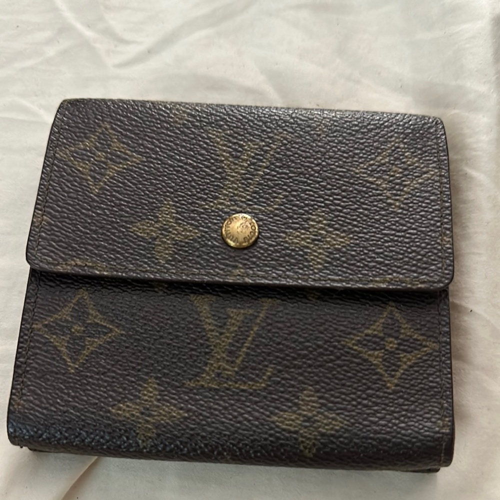 Louis Vuitton Brown Leather Wallet